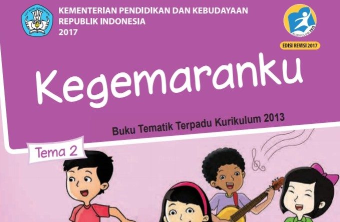 Buku Siswa Kelas 1 Tema 2 Kegemaranku